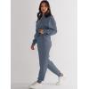 imageANRABESS Womens 2 Piece Outfits Sweatsuit Half Zip Sweatshirt Jogger Sweatpant Trendy 2025 Fall Lounge Set Tracksuit ClothesBlue Grey