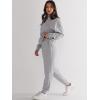 imageANRABESS Womens 2 Piece Outfits Sweatsuit Half Zip Sweatshirt Jogger Sweatpant Trendy 2025 Fall Lounge Set Tracksuit ClothesGrey