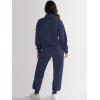 imageANRABESS Womens 2 Piece Outfits Sweatsuit Half Zip Sweatshirt Jogger Sweatpant Trendy 2025 Fall Lounge Set Tracksuit ClothesNavy Blue