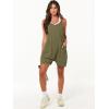 imageANRABESS Womens Summer Casual Sleeveless Romper Loose Spaghetti Strap Overalls Shorts Jumpsuit with Pockets 2025 ClothesArmy Green