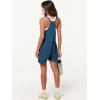 imageANRABESS Womens Summer Casual Sleeveless Romper Loose Spaghetti Strap Overalls Shorts Jumpsuit with Pockets 2025 ClothesBlue