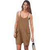 imageANRABESS Womens Summer Casual Sleeveless Romper Loose Spaghetti Strap Overalls Shorts Jumpsuit with Pockets 2025 ClothesBrown