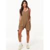imageANRABESS Womens Summer Casual Sleeveless Romper Loose Spaghetti Strap Overalls Shorts Jumpsuit with Pockets 2025 ClothesBrown