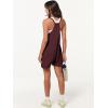 imageANRABESS Womens Summer Casual Sleeveless Romper Loose Spaghetti Strap Overalls Shorts Jumpsuit with Pockets 2025 ClothesBurgundy