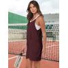 imageANRABESS Womens Summer Casual Sleeveless Romper Loose Spaghetti Strap Overalls Shorts Jumpsuit with Pockets 2025 ClothesBurgundy