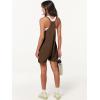 imageANRABESS Womens Summer Casual Sleeveless Romper Loose Spaghetti Strap Overalls Shorts Jumpsuit with Pockets 2025 ClothesCoffee