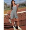 imageANRABESS Womens Summer Casual Sleeveless Romper Loose Spaghetti Strap Overalls Shorts Jumpsuit with Pockets 2025 ClothesDeep Grey