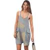 imageANRABESS Womens Summer Casual Sleeveless Romper Loose Spaghetti Strap Overalls Shorts Jumpsuit with Pockets 2025 ClothesDiamond Stripe
