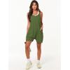 imageANRABESS Womens Summer Casual Sleeveless Romper Loose Spaghetti Strap Overalls Shorts Jumpsuit with Pockets 2025 ClothesGreen