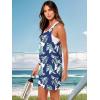 imageANRABESS Womens Summer Casual Sleeveless Romper Loose Spaghetti Strap Overalls Shorts Jumpsuit with Pockets 2025 ClothesGreen Leaves