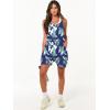 imageANRABESS Womens Summer Casual Sleeveless Romper Loose Spaghetti Strap Overalls Shorts Jumpsuit with Pockets 2025 ClothesGreen Leaves