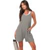 imageANRABESS Womens Summer Casual Sleeveless Romper Loose Spaghetti Strap Overalls Shorts Jumpsuit with Pockets 2025 ClothesGrey