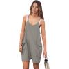 imageANRABESS Womens Summer Casual Sleeveless Romper Loose Spaghetti Strap Overalls Shorts Jumpsuit with Pockets 2025 ClothesGrey