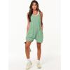 imageANRABESS Womens Summer Casual Sleeveless Romper Loose Spaghetti Strap Overalls Shorts Jumpsuit with Pockets 2025 ClothesLight Green