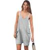 imageANRABESS Womens Summer Casual Sleeveless Romper Loose Spaghetti Strap Overalls Shorts Jumpsuit with Pockets 2025 ClothesLight Grey