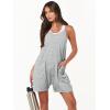 imageANRABESS Womens Summer Casual Sleeveless Romper Loose Spaghetti Strap Overalls Shorts Jumpsuit with Pockets 2025 ClothesLight Grey