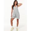 imageANRABESS Womens Summer Casual Sleeveless Romper Loose Spaghetti Strap Overalls Shorts Jumpsuit with Pockets 2025 ClothesLight Grey