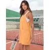 imageANRABESS Womens Summer Casual Sleeveless Romper Loose Spaghetti Strap Overalls Shorts Jumpsuit with Pockets 2025 ClothesLight Orange