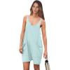 imageANRABESS Womens Summer Casual Sleeveless Romper Loose Spaghetti Strap Overalls Shorts Jumpsuit with Pockets 2025 ClothesMint Green