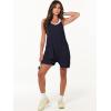 imageANRABESS Womens Summer Casual Sleeveless Romper Loose Spaghetti Strap Overalls Shorts Jumpsuit with Pockets 2025 ClothesNavy Blue