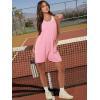 imageANRABESS Womens Summer Casual Sleeveless Romper Loose Spaghetti Strap Overalls Shorts Jumpsuit with Pockets 2025 ClothesPink