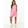 imageANRABESS Womens Summer Casual Sleeveless Romper Loose Spaghetti Strap Overalls Shorts Jumpsuit with Pockets 2025 ClothesPink
