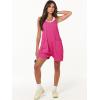 imageANRABESS Womens Summer Casual Sleeveless Romper Loose Spaghetti Strap Overalls Shorts Jumpsuit with Pockets 2025 ClothesRose