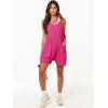 imageANRABESS Womens Summer Casual Sleeveless Romper Loose Spaghetti Strap Overalls Shorts Jumpsuit with Pockets 2025 ClothesRose