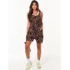 imageANRABESS Womens Summer Casual Sleeveless Romper Loose Spaghetti Strap Overalls Shorts Jumpsuit with Pockets 2025 ClothesStriped Black Leaves