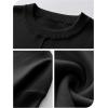 imageANRABESS Womens Two Piece Outfits Lounge Sweater Sets Casual Pullover Knit Tops Wide Leg Pants 2024 Fall ClothesBlack