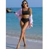 imageANRABESS Bathing Suit for Women Two Piece Bikini Sets High Waisted Tummy Control Modest Swimsuit 2025 Beach Swim WearBlack