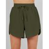 imageANRABESS Two Piece Sets for Women Summer Half Zip Short Set Sweatsuit 2 Piece Outfits Sweat Lounge Sets TracksuitArmy Green