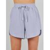 imageANRABESS Two Piece Sets for Women Summer Half Zip Short Set Sweatsuit 2 Piece Outfits Sweat Lounge Sets TracksuitLight Blue