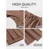 imageANRABESS Women 2 Piece Set Long Sleeve Sweatsuit Sweatpants Tracksuit Sweat Casual Matching 2024 Travel Fall Trendy OutfitsBrown