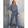 imageANRABESS Women 2 Piece Set Long Sleeve Sweatsuit Sweatpants Tracksuit Sweat Casual Matching 2024 Travel Fall Trendy OutfitsDeep Gray