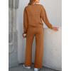imageANRABESS Women 2 Piece Set Long Sleeve Sweatsuit Sweatpants Tracksuit Sweat Casual Matching 2024 Travel Fall Trendy OutfitsRust