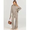 imageANRABESS Womens 2 Piece Outfit Sweater Lounge Sets Long Sleeve Knit Pullover Wide Leg Pant Tracksuit Loungewear 2024 FashionCamel