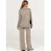 imageANRABESS Womens 2 Piece Outfit Sweater Lounge Sets Long Sleeve Knit Pullover Wide Leg Pant Tracksuit Loungewear 2024 FashionCamel