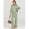 imageANRABESS Womens 2 Piece Outfit Sweater Lounge Sets Long Sleeve Knit Pullover Wide Leg Pant Tracksuit Loungewear 2024 FashionMint Green