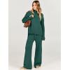 imageANRABESS Womens 2 Piece Outfit Sweater Lounge Sets Long Sleeve Knit Pullover Wide Leg Pant Tracksuit Loungewear 2024 FashionOpal Green