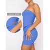 imageANRABESS Womens Two Piece Skirt Sets Summer Outfit Strapless Going Out Crop Tops Sexy Mini Club Dress Matching Set 2025Blue