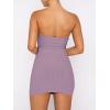 imageANRABESS Womens Two Piece Skirt Sets Summer Outfit Strapless Going Out Crop Tops Sexy Mini Club Dress Matching Set 2025Light Purple