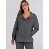 imageANRABESS Women 2 Piece Outfits Lounge Sets Oversized Sweatshirt Wide Leg Pants 2025 Fall Casual Sweatsuits Travel Clothes SetDark Grey