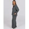 imageANRABESS Women 2 Piece Outfits Lounge Sets Oversized Sweatshirt Wide Leg Pants 2025 Fall Casual Sweatsuits Travel Clothes SetDark Grey