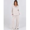 imageANRABESS Women 2 Piece Outfits Lounge Sets Oversized Sweatshirt Wide Leg Pants 2025 Fall Casual Sweatsuits Travel Clothes SetGrey