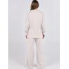 imageANRABESS Women 2 Piece Outfits Lounge Sets Oversized Sweatshirt Wide Leg Pants 2025 Fall Casual Sweatsuits Travel Clothes SetGrey
