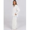 imageANRABESS Women 2 Piece Outfits Lounge Sets Oversized Sweatshirt Wide Leg Pants 2025 Fall Casual Sweatsuits Travel Clothes SetWhite