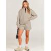 imageANRABESS Women 2 Piece Outfits Sweatshirt Shorts Sets 2024 Oversized Casual Lounge Sweat Set Sweatsuit Workout TracksuitCamel