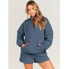 imageANRABESS Women 2 Piece Outfits Sweatshirt Shorts Sets 2024 Oversized Casual Lounge Sweat Set Sweatsuit Workout TracksuitDeep Blue