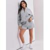 imageANRABESS Women 2 Piece Outfits Sweatshirt Shorts Sets 2024 Oversized Casual Lounge Sweat Set Sweatsuit Workout TracksuitGray